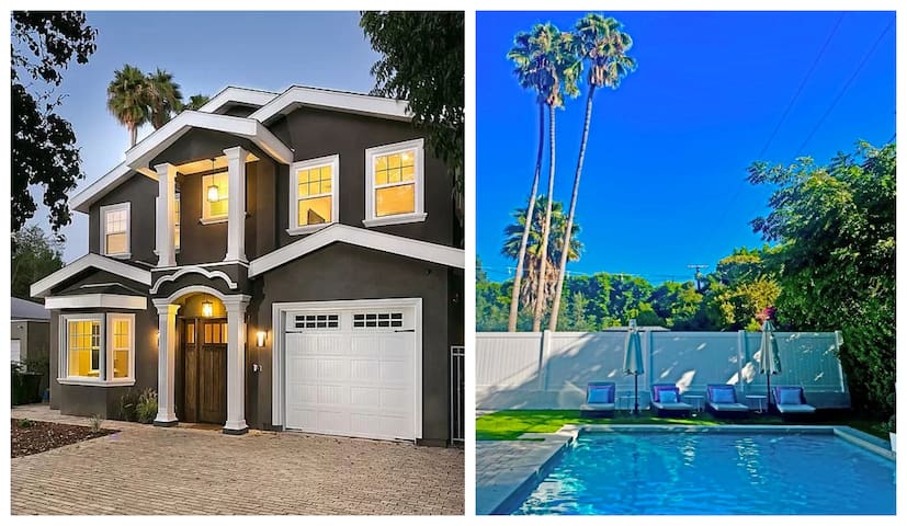 Sherman Oaks 4bd/5bath pool, office. All you need