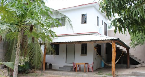 Posada la Iguana, Apt. #2 with a small terrace.