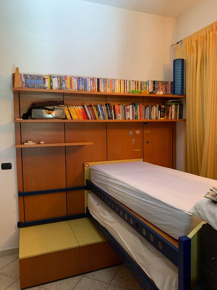 Spálňa s dvoma samostatnými lôžkami