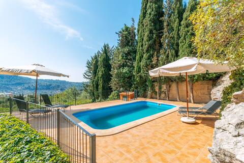 8P / 4BR /3B awesome view+pool in Galilea/Mallorca