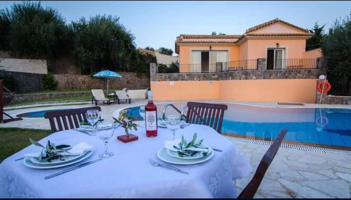 Private Pool Villa Odyssey In Dassia Corfu - Griechenland