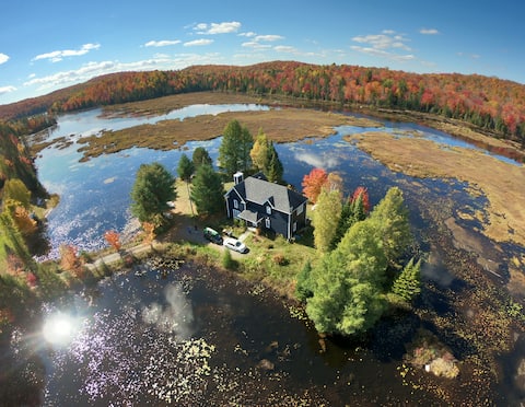 Your own island. Peace & quiet, 1hr from Montreal.
