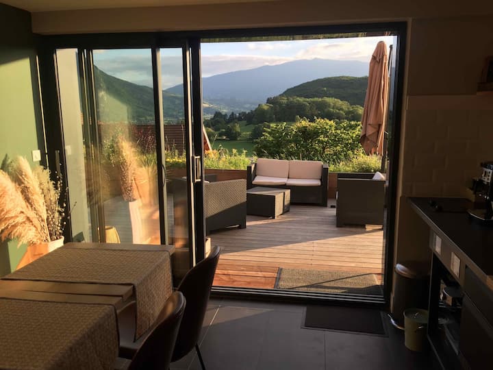 Logement 8 Pers Ac Cuisine Dans Chalet 2min Du Lac - Talloires-Montmin