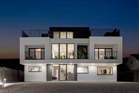 Luxury Large Modern Beach House with Sea Views