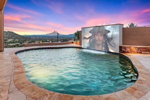 3 Million Dollar Mansion #1 BEST VIEWS Movie Pool