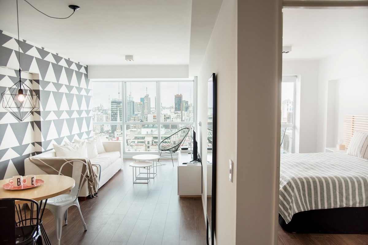 Departamento de 2 ambientes con balcón y amenities en Retiro