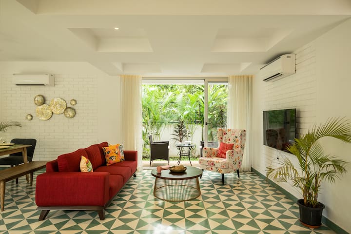 ElTesoro- Homely vibe 2BHK Apt North Goa.