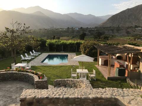 Unique cottage with pool and large gardens