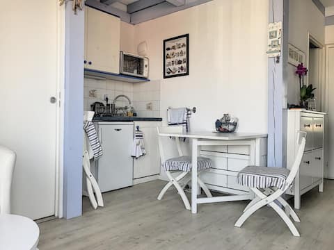 Top Airbnb: Apt Gaocéan T2 + Mezzanine between ocean & marine lake à Vieux Boucau Les Bains