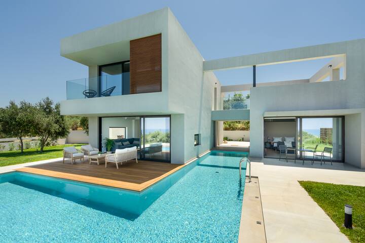 Avra Villa, Pirgos-Villas, Heated Pool, Sea View gallery image 3