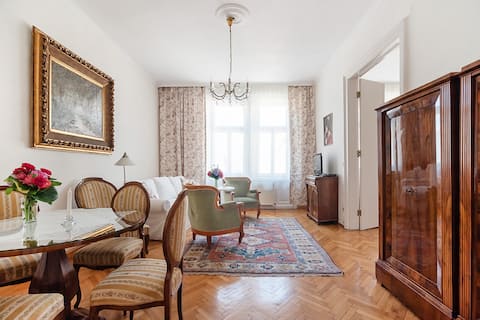 Top Airbnb: Central quiet, bright100m ² apartment near Parliament in Josefstadt