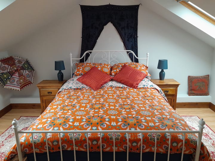 「インダス」の寝室- 2階、ダブル