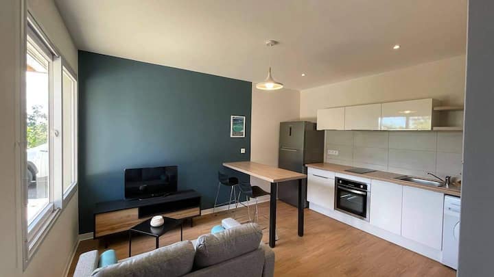 Appartement F2 Moderne Avec Jardin - Nouméa