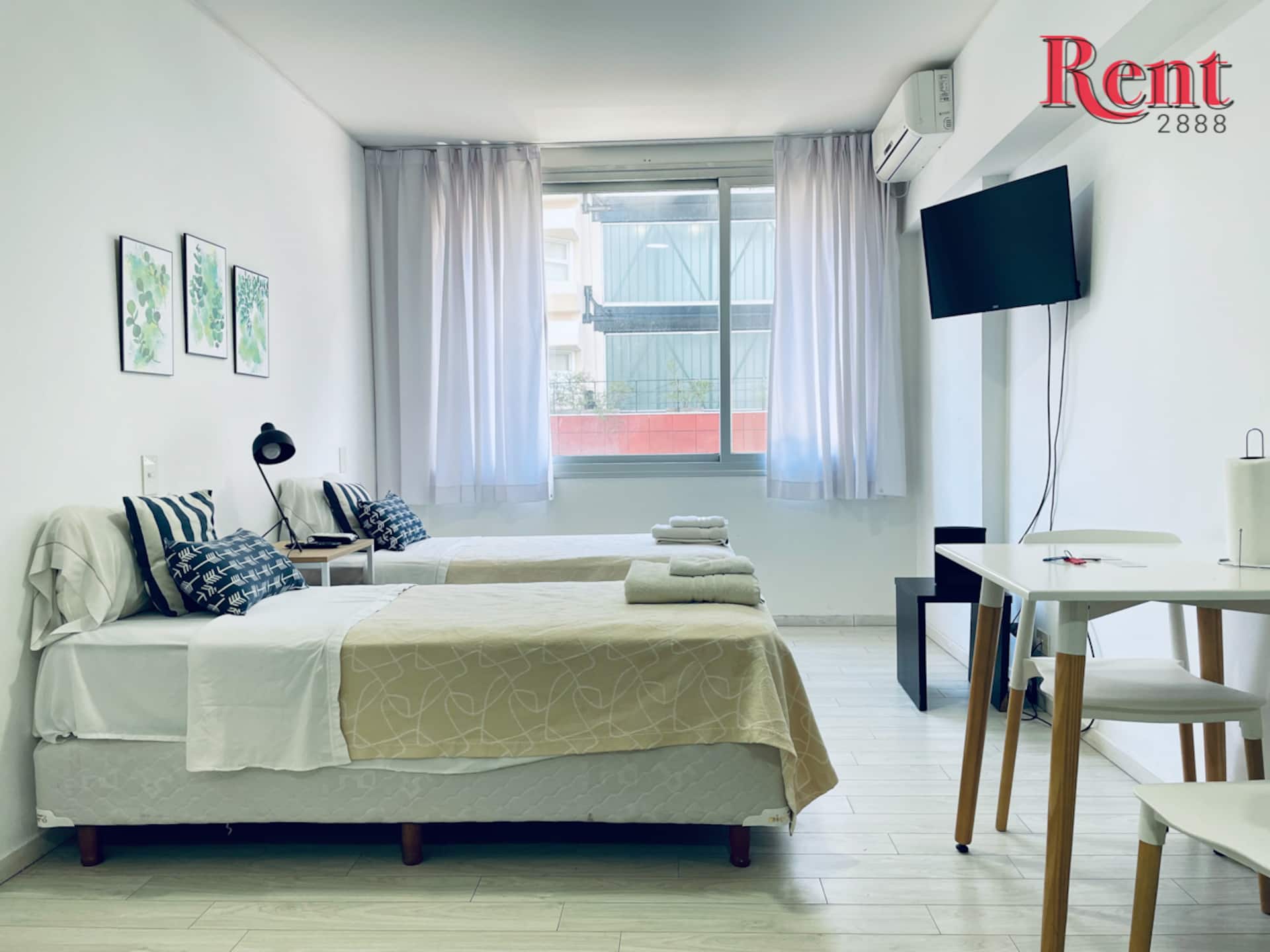 Apartamento mobiliado de 1 quarto em Almagro em frente ao Hospital Italiano