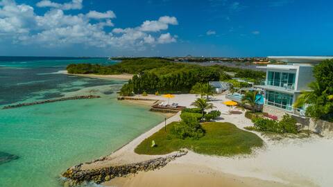 Newly Expanded! Lavish Beachfront Mansion