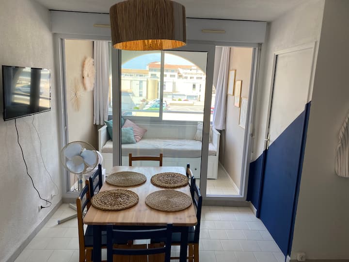 App 6 Couchages - 200m Plages - Idéal Famille - Mèze