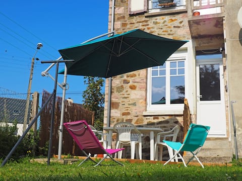 Top performing Airbnb: "Les Cormorans" apartment with garden in Pléneuf Val André