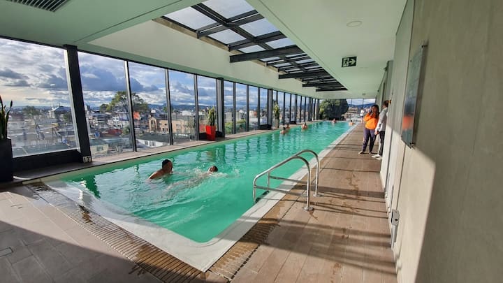 Vista Andes, Piscina Calefact+sauna+jacuzzi +2 Hab - Bogotá