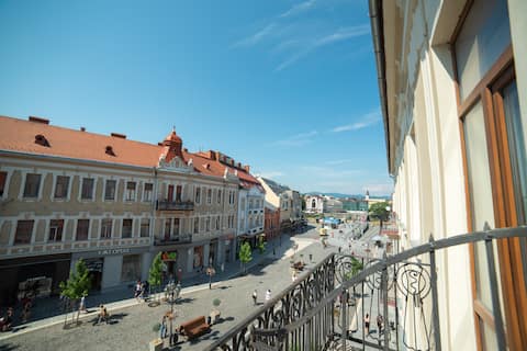 City center, GREAT VIEW, 4 beds + sofa bed!