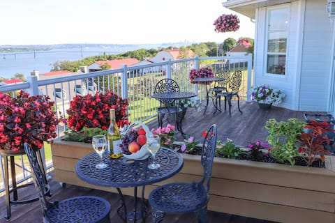 Bed & Breakfast vue fantastique sur St-Laurent