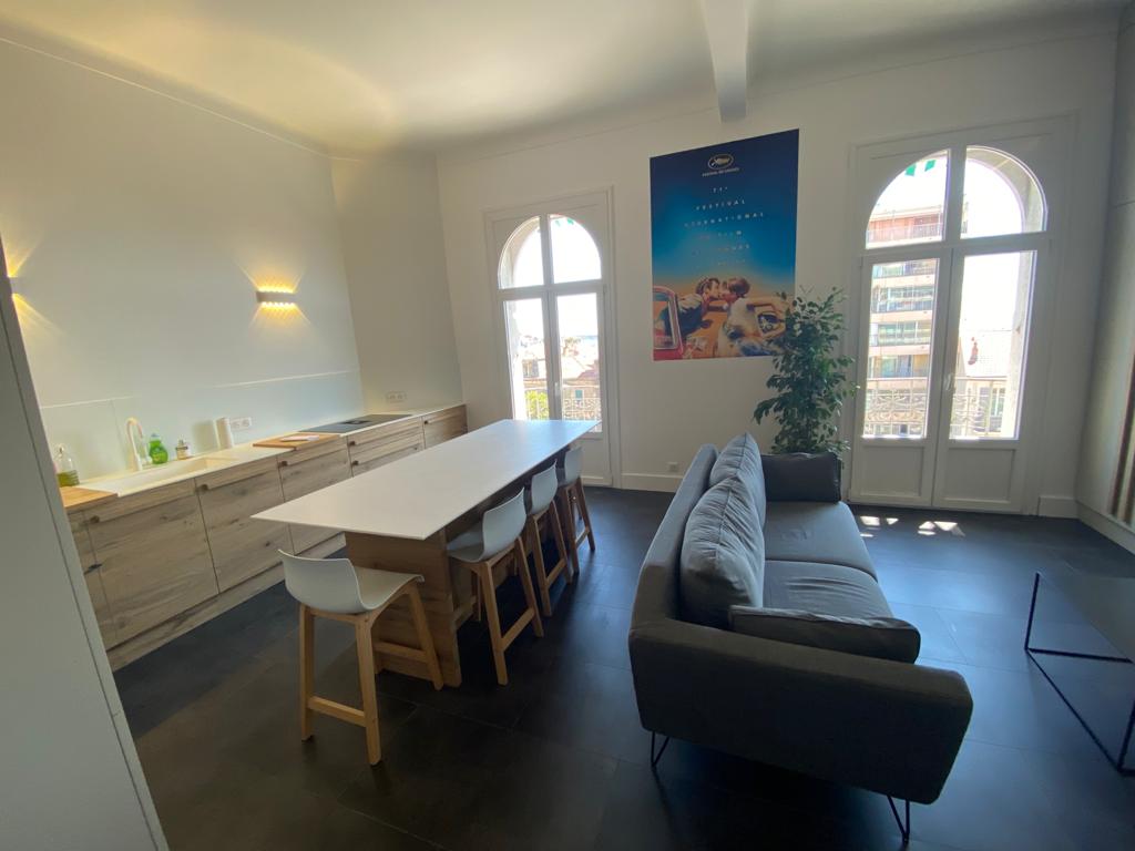Successful Airbnb property: Beautiful renovated 4/5 P apartment near Croisette in Cannes
