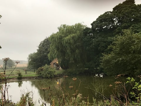 Successful Airbnb property: The Grey Goose, beautiful Farm Stay static caravan in East Lindsey