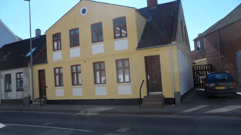 cozy apartment in the city center of old Hobro.