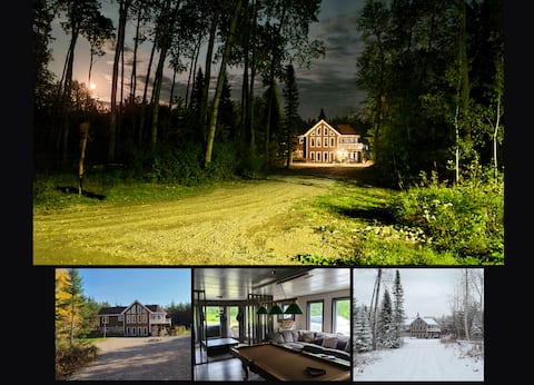 Cottage for 12 people near the Péribonka River