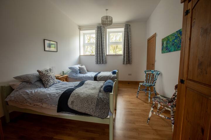 twin room with ensuite bathroom