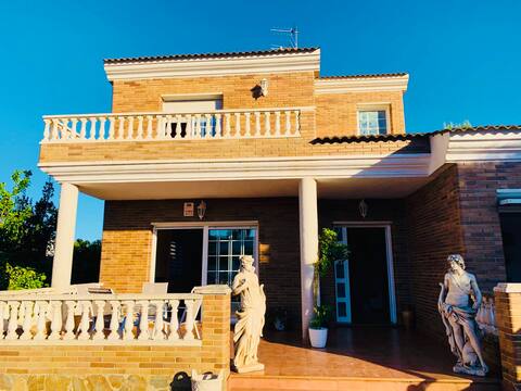Holiday home with pool and garden