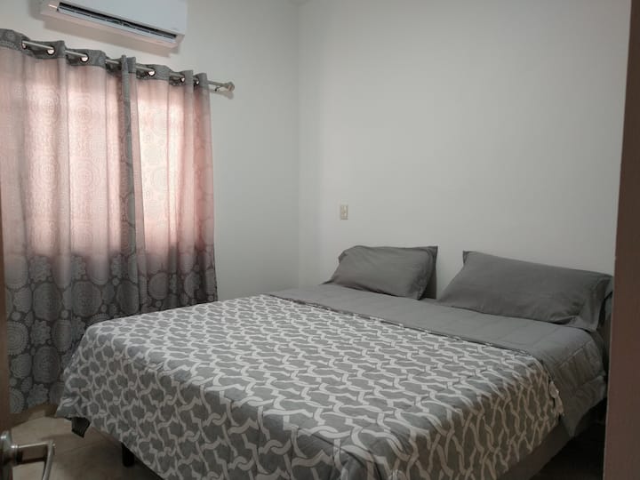 Bedroom #2 - Features King Size Serta Smart Adjustable bases and Orthopedic Mattress that is design to support the joints, back and overall body.  The room also feature a smart AC unit and Smart TV.