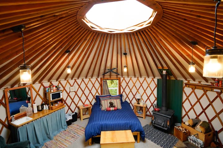 CARIBOU YURT- An Adventure Getaway - Yurts for Rent in Pocatello, Idaho ...