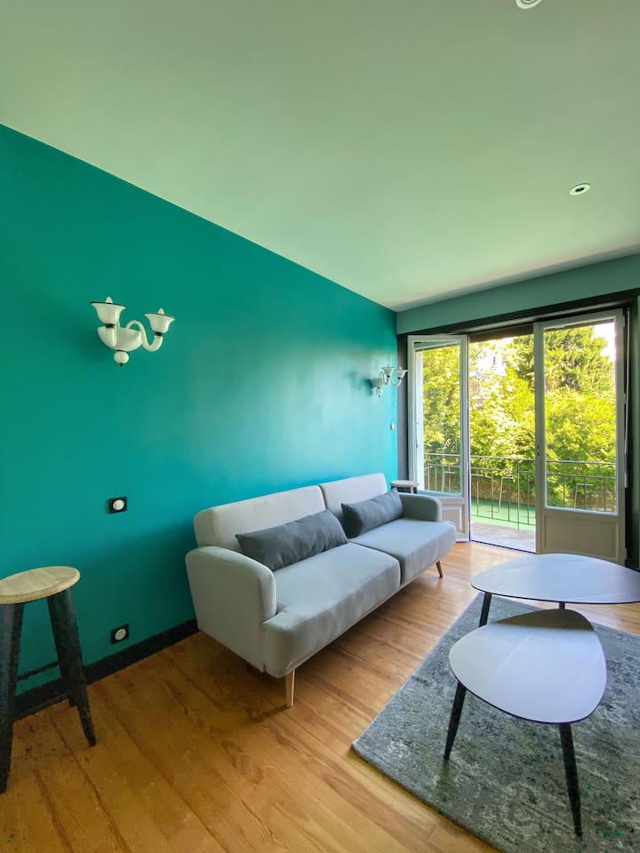 Appart Balcon 3-6 Pers, 2 Chambres 200m Sanctuaire - 盧爾德