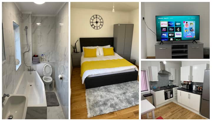 Cosy New Apartment | Free Parking | King Bed - Northampton