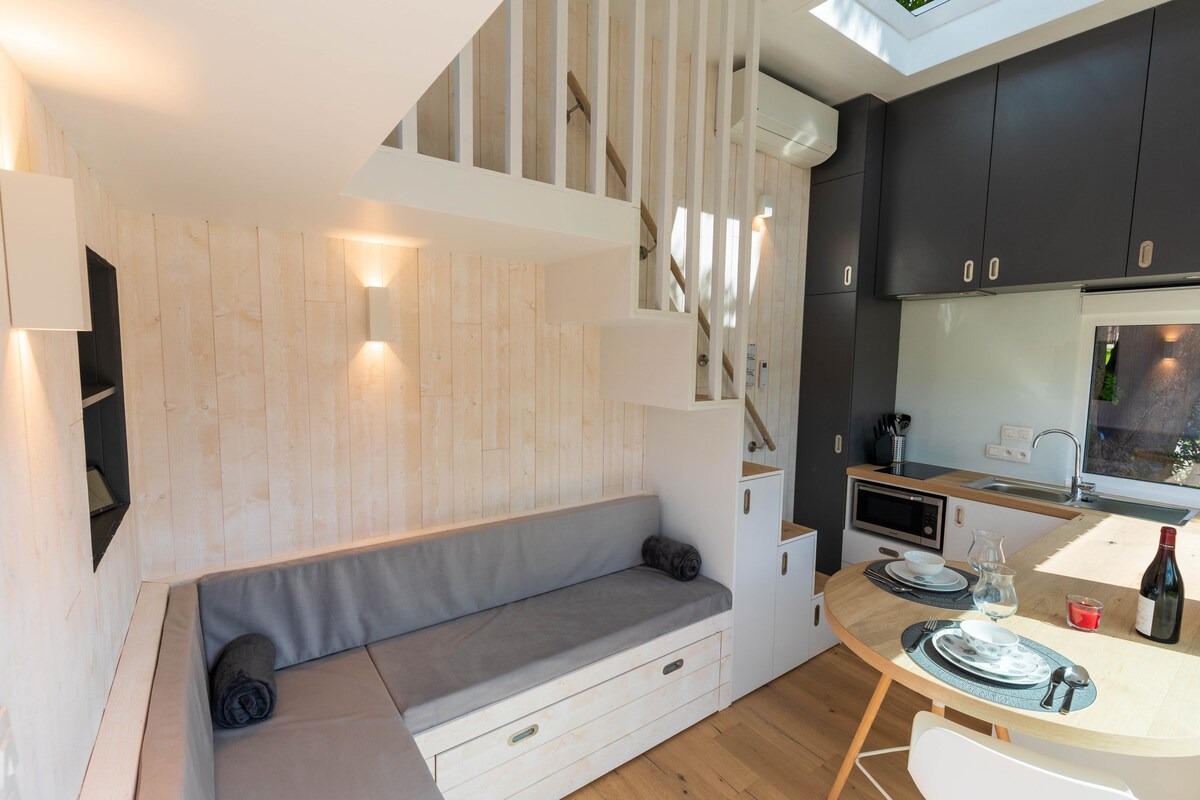 Top performing Airbnb: Tiny house with a view of the stars in Jalhay