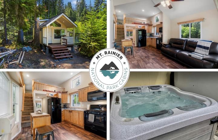 Tiny Home @ Mt. Rainier Entrance-Hot tub-AC-WiFi - Tiny houses for Rent ...