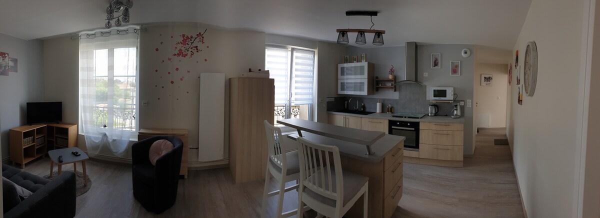 Airbnb performant: Superb 80 m² apartment in the city center. à Meuse