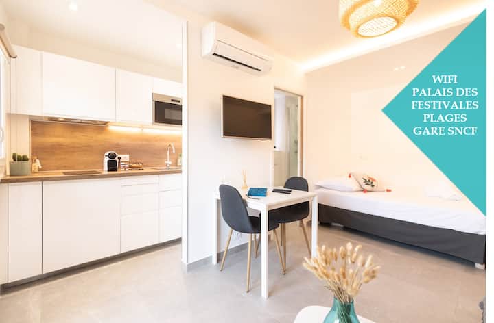 Cosy Studio Cannes Centre Idéal Vacances, Congrès - Cannes