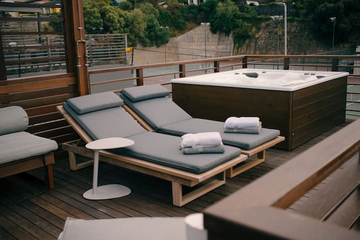 Victorian row house with roof deck and jacuzzi gallery image 2