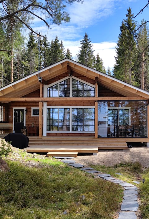 New beach villa with stunning views