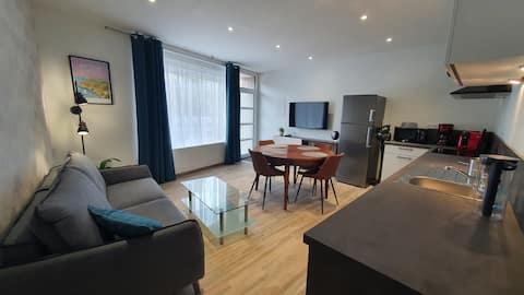 Annonce Airbnb populaire: T2, 150 m from the sea, St Quay Portrieux, 3-star rating à Saint Quay Portrieux