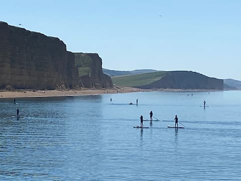 Just 100m to the beach and coast path at West Bay