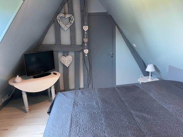 habitación 2 en el centro 1 cama 2 personas