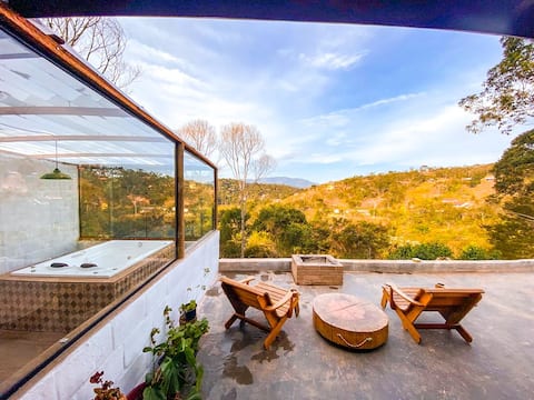 Chalet Fog - Jacuzzi with Spectacular View