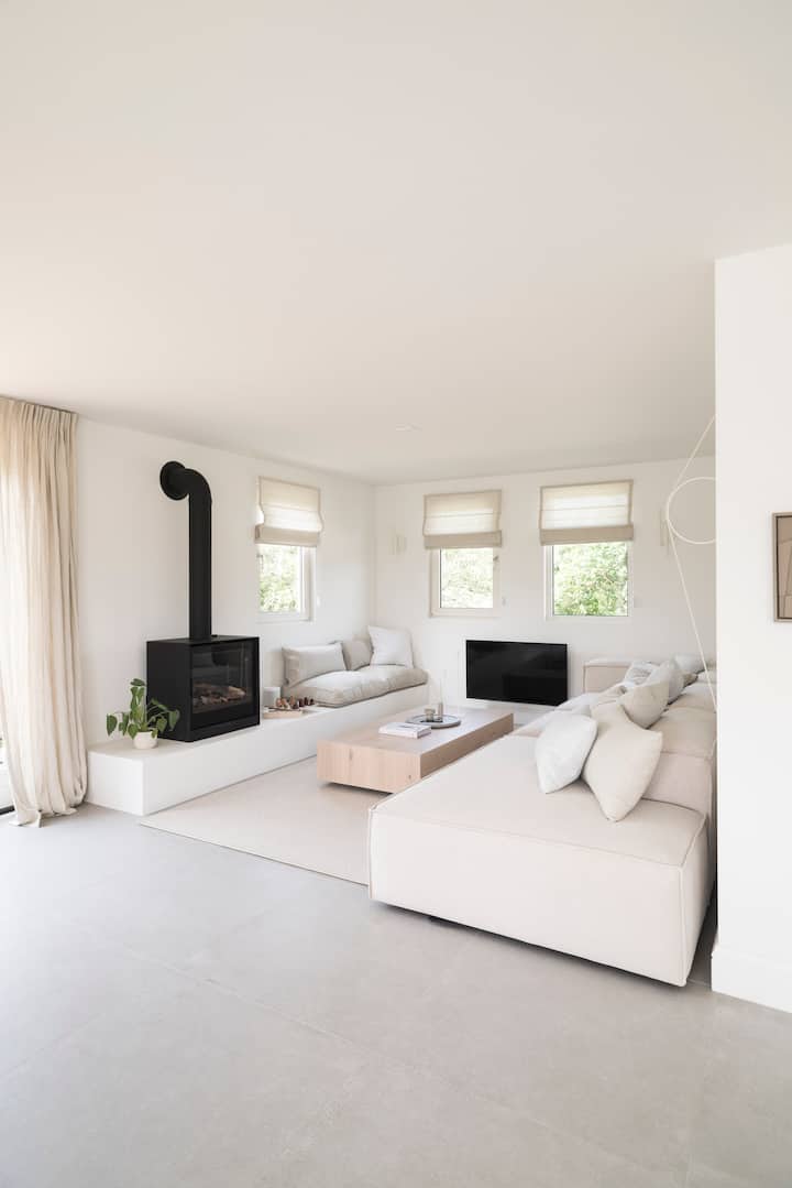 Beautiful Design Villa On Ameland With Fireplace - Nes