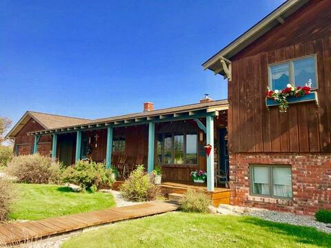 Spacious 4 bedroom home on 7 acres.
