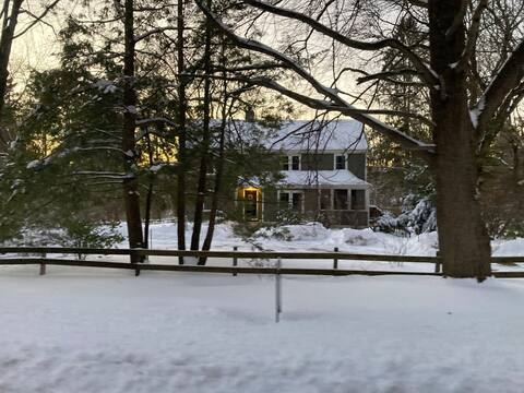 Lenox Farmhouse, three blocks to village!