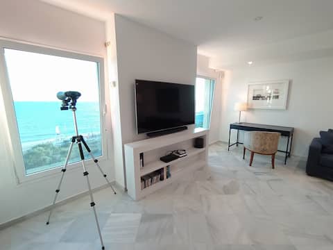 Successful Airbnb property: Sea-View Penthouse | Elevator, Fast Wi-Fi, Monthly in Rota