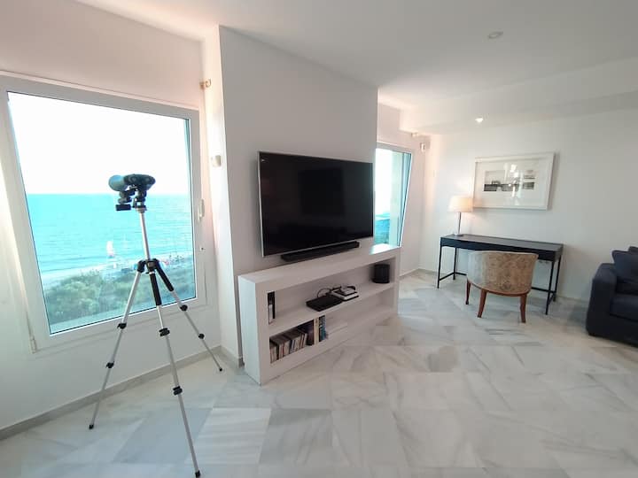 Sea-view Penthouse | Elevator, Fast Wi-fi, Monthly - Rota