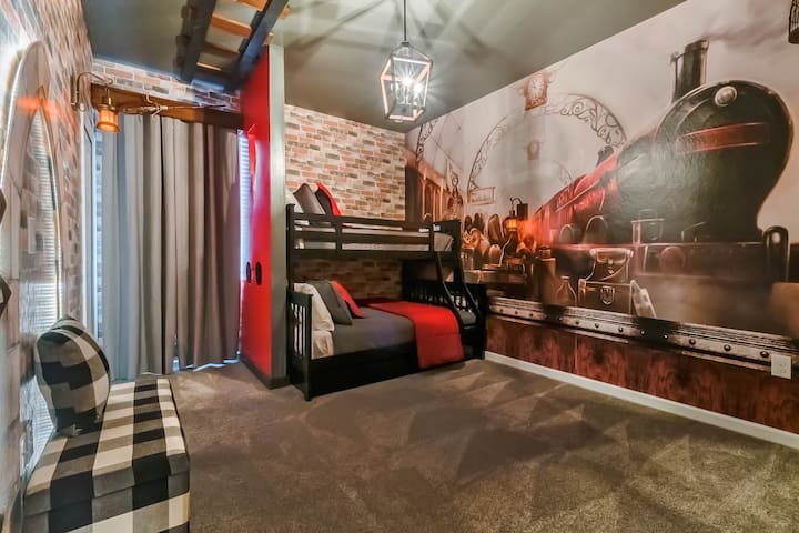 1 ორსართულიანი საწოლი (ორადგილიანი სრული) + 1 ორადგილიანი გამოსაწევი